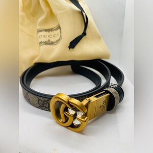 skinny belt reversible
